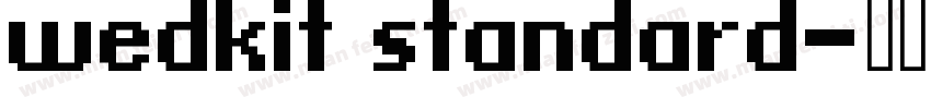 wedkit standard字体转换